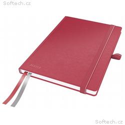 LEITZ Zápisník Complete, A5, linka, červená