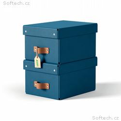 LEITZ úložný box, karton, velikost S, 2 ks námořni