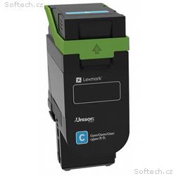 Lexmark toner 75M20C0, Cyan, 2 000 stran