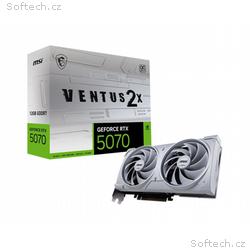 MSI GeForce RTX 5070 VENTUS 2X WHITE, OC, 12GB, GD