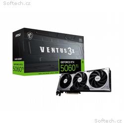 MSI GeForce RTX 5060 Ti VENTUS 3X, OC, 16GB, GDDR7