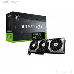 MSI GeForce RTX 5080 VENTUS 3X, 16GB, GDDR7