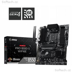 MSI PRO B550-S WIFI6E, AM4, ATX