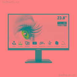 MSI monitor PRO MP2412, 23,8" VA, 1920 x 1080 FHD,