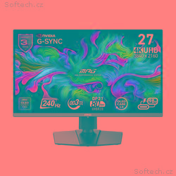 MSI MPG 272URX QD-OLED, 26,5" QD-OLED, 4K 3840x216