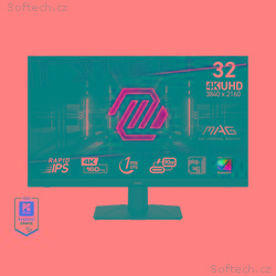 MSI MAG, 322UPF, 32", IPS, 4K UHD, 160Hz, 1ms, Bla