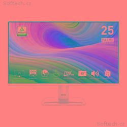 MSI Pro, MP251W E2, 24,5", IPS, FHD, 120Hz, 1ms, B