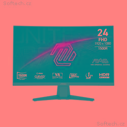 MSI MAG, 244C, 23,6", VA, FHD, 180Hz, 1ms, Černá, 