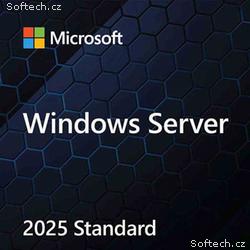 OEM Win Svr Std 2025 64bit Eng 1pk DVD 16 Core