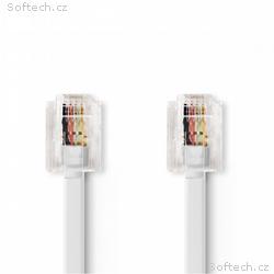 Nedis TCGB90200WT100 - Telefonní Kabel| RJ11 Zástr