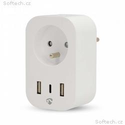 Nedis WIFIP151EWT - WiFi Chytrá Zásuvka |Typ E (CE