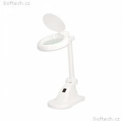 Nedis MAGLE1WT - Zvětšovací stolní lampa| Čočka: 3