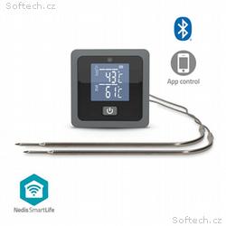 Nedis BTKAT10GY - Teploměr na Maso | 0 - 300 °C | 