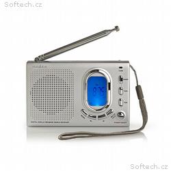 Nedis RDWR1000GY- FM Rádio Přenosné | AM, FM, SW |