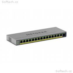 Netgear 16PT GIGABIT UNMANAGEABLE PLUS SWITCH W, P