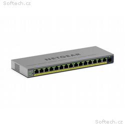 Netgear 16PT GIGABIT UNMANAGEABLE PLUS SWITCH W, P