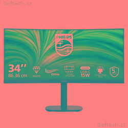 Philips LCD 34B2N3500C 34" zakřivený VA, 3440x1440