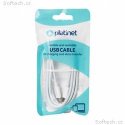 Platinet Datový Kabel USB-C - USB-C 5A, 100W, 1,5m