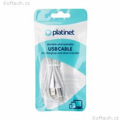 Platinet Nabíjecí Kabel USB-A - USB-C 3A, 18W, 1m,
