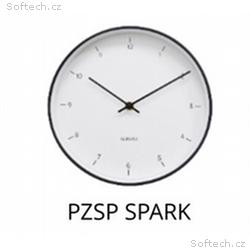 PLATINET NÁSTĚNNÉ KULATÉ HODINY SPARK, tichý mecha