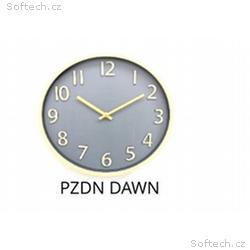 PLATINET NÁSTĚNNÉ KULATÉ HODINY DAWN, tichý mechan