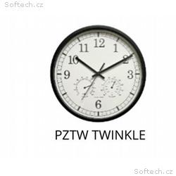PLATINET NÁSTĚNNÉ KULATÉ HODINY TWINKLE, tichý mec