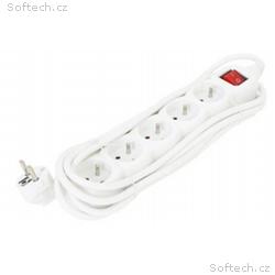 OMEGA Prodlužovací zásuvková lišta s 5 zásuvkami 3