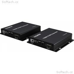 PremiumCord HDMI KVM extender na 150m přes jeden k