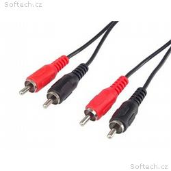 PremiumCord Kabel 2x CINCH-2x CINCH M, M 10m