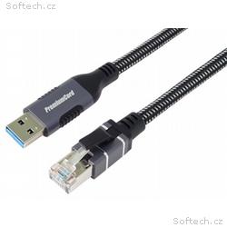 PremiumCord Ethernetový kabel USB3.2 -> LAN RJ45 1