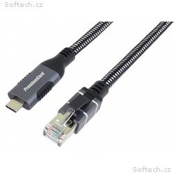 PremiumCord Ethernetový kabel USB-C -> LAN RJ45 10