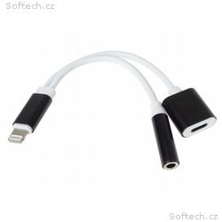 PremiumCord Adapter Lightning na 3,5mm jack audio 