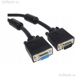 PremiumCord SVGA, DDC2, 2x ferrit, 3xCoax+8žil, 2m