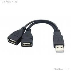 PremiumCord USB 2.0 kabel A, Male to A, Female (da