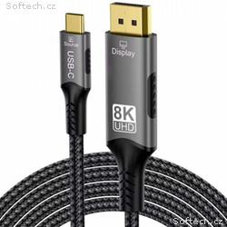 PremiumCord kabel USB-C na DisplayPort DP1.4 8K@60