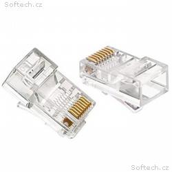 PremiumCord Konektor RJ45 8pinů, UTP Cat6, balení 