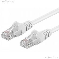 PremiumCord Patch kabel UTP RJ45-RJ45 CAT6 7m bílá