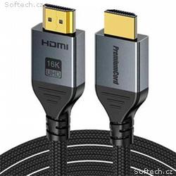 PremiumCord Ultra HD HDMI 2.2 kabel 16K@60Hz, 8K@2