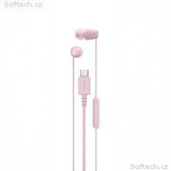 IEREX15CP.CE7 - Sluchátka do uší - růžová, USB-C