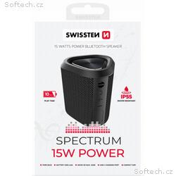 SWISSTEN BLUETOOTH REPRODUKTOR SPECTRUM 15 W ČERNÝ
