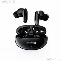 SWISSTEN BLUETOOTH TWS SLUCHÁTKA SONIC ČERNÁ