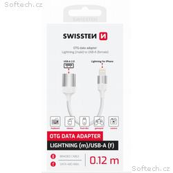 SWISSTEN OTG ADAPTÉR TEXTILE LIGHTNING (samec), US