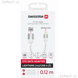 SWISSTEN OTG ADAPTÉR TEXTILE LIGHTNING (samec), US
