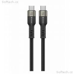 SWISSTEN DATOVÝ VIDEO KABEL USB 4.0, USB-C, 240W, 