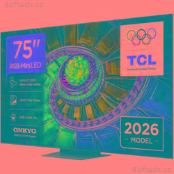 TCL 75RM7L SMART TV 75" QLED, 4K UHD, Mini LED, 14