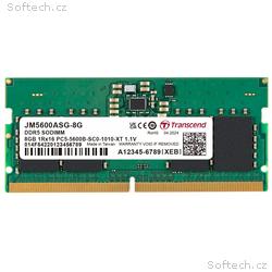 Transcend paměť 8GB JMDDR5 5600 SO-DIMM 1Rx16 1Gx1