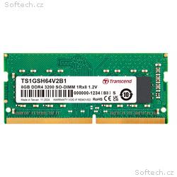 Transcend paměť 8GB SODIMM DDR4 3200 1Rx8 (1Gx8)x8