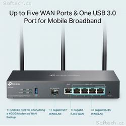 TP-Link ER706W - AX3000 Router VPN WiFi 6, 1x GWAN