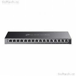TP-Link Switch SG2016P Smart, 16x GLan, 8xPoE+, OM