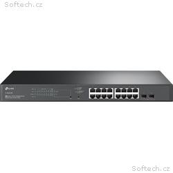 Switch TP-Link SG2218P Smart, 16x GLan s PoE+, 2x 